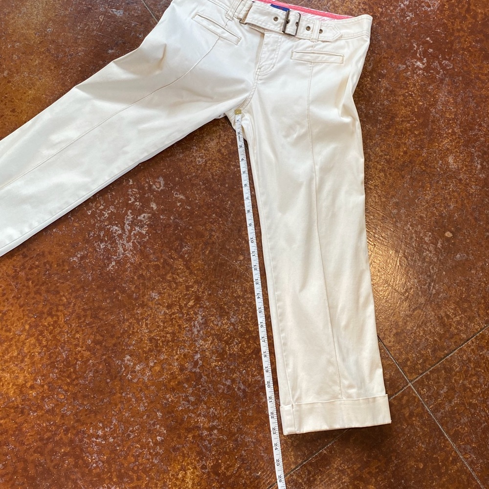 Hollister Wide-leg Cuffed Capris Off-white 5 - Picture 7 of 11